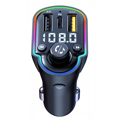 Modulator FM Bluetooth 5.0 Incarcare rapida MP3 Player Tip C PD 20W USB QC 3.0 ZTB A8 Modulator FM Bluetooth 5.0 Incarcare rapida MP3 Player Tip C PD 20W USB QC 3.0 ZTB A8