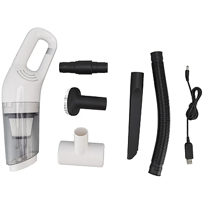 Aspirator ALB de mana JB-168 portabil silentios aspiratie puternica cu Usb 120W Alb Aspirator ALB de mana JB-168 portabil silentios aspiratie puternica cu Usb 120W Alb