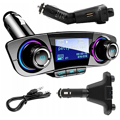 Modulator Fm Functie De Incarcare Telefon Bluetooth Handsfree Compatibilitate Universal Negru Modulator Fm Functie De Incarcare Telefon Bluetooth Handsfree Compatibilitate Universal Negru
