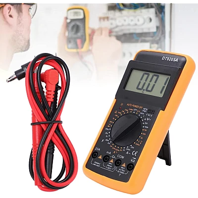 Multimetru DT9205A electric digital multifunctional universal cu test de electricitate durabil de inalta precizie Multimetru DT9205A electric digital multifunctional universal cu test de electricitate durabil de inalta precizie