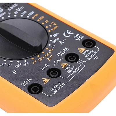 Multimetru DT9205A electric digital multifunctional universal cu test de electricitate durabil de inalta precizie Multimetru DT9205A electric digital multifunctional universal cu test de electricitate durabil de inalta precizie