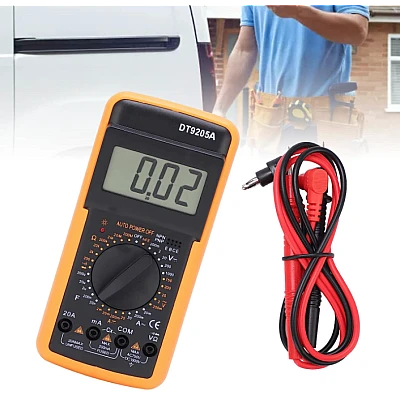 Multimetru DT9205A electric digital multifunctional universal cu test de electricitate durabil de inalta precizie Multimetru DT9205A electric digital multifunctional universal cu test de electricitate durabil de inalta precizie