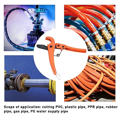 Cleste ergonomic pentru taiat tevi cu lame fixe din otel Pipe Cutter Portocaliu Cleste ergonomic pentru taiat tevi cu lame fixe din otel Pipe Cutter Portocaliu
