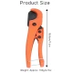 Cleste ergonomic pentru taiat tevi cu lame fixe din otel Pipe Cutter Portocaliu