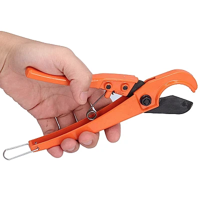 Cleste ergonomic pentru taiat tevi cu lame fixe din otel Pipe Cutter Portocaliu Cleste ergonomic pentru taiat tevi cu lame fixe din otel Pipe Cutter Portocaliu