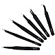 Set 6 pensete de precizie FAc otel inoxidabil antistatic Negru Set 6 pensete de precizie FAc otel inoxidabil antistatic Negru