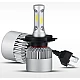Kit becuri led auto COB S2 H4 2 buc/set 8000Lumeni temperatura 6000K/Alb putere 72W Kit becuri led auto COB S2 H4 2 buc/set 8000Lumeni temperatura 6000K/Alb putere 72W