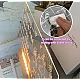 Panou luminos acrilic tip tabla de notite transparenta cu baza din lemn Panou luminos acrilic tip tabla de notite transparenta cu baza din lemn