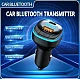 Modulator FM C33 Radio functie Bluetooth Led Multicolor USB A USB C Negru￼