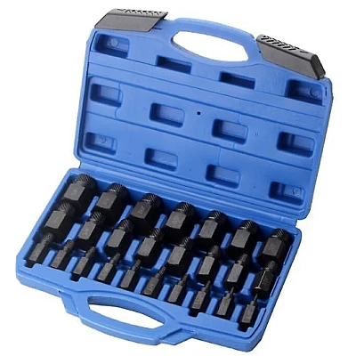 Trusa 25 piese extractoare suruburi Albastra Trusa 25 piese extractoare suruburi Albastra