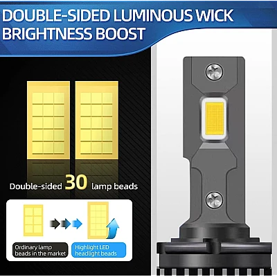 Set 2 becuri Led D2S putere 35W 55WW 1000Lm PREMIUM Set 2 becuri Led D2S putere 35W 55WW 1000Lm PREMIUM