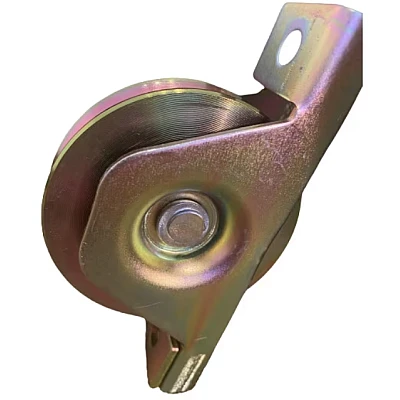 Roata poarta culisanta ingusta diametru 80mm cu sina tip teava Roata poarta culisanta ingusta diametru 80mm cu sina tip teava