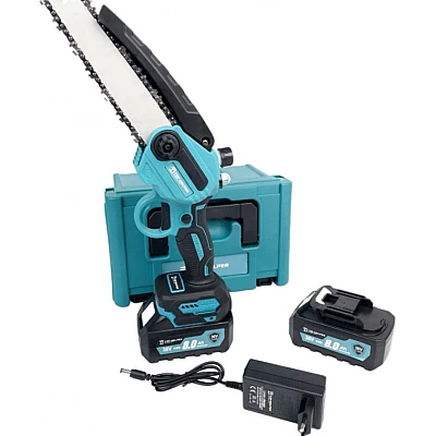 Mini Drujba Top Helper Cu Sistem De Ungere 2 Acumulatori 36V 8AH Lama 8 Inch Mini Drujba Top Helper Cu Sistem De Ungere 2 Acumulatori 36V 8AH Lama 8 Inch