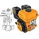 Motor benzina 6.5CP 4 timpi universal Motor benzina 6.5CP 4 timpi universal