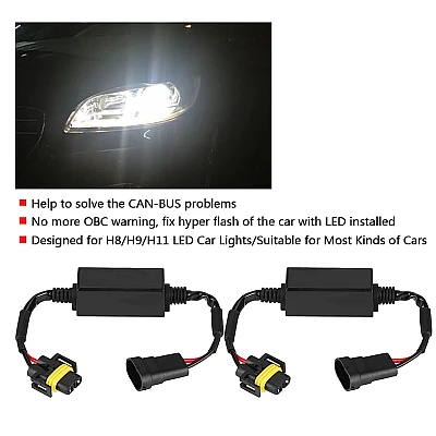 Set 2 X anulatori eroare Canbus H8/H9/H11 Set 2 X anulatori eroare Canbus H8/H9/H11