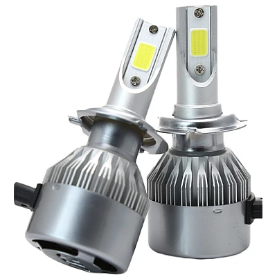 Set 2 becuri Led auto C6 H7 putere 36W 3800LM temperatura 6500K Set 2 becuri Led auto C6 H7 putere 36W 3800LM temperatura 6500K