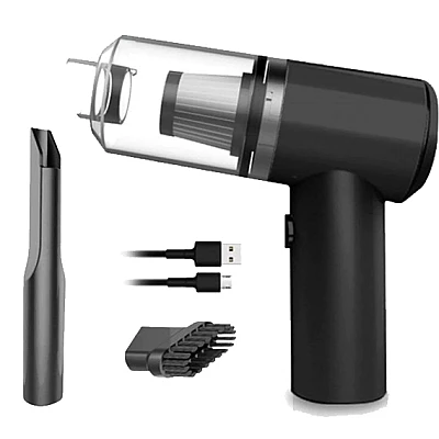 Aspirator auto Fara fir 2in1 120 W Lumina LED Negru Aspirator auto Fara fir 2in1 120 W Lumina LED Negru