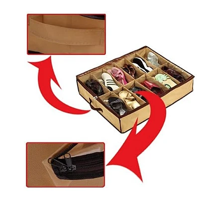 Organizator incaltaminte din panza 66 x 54 x 11 cm Organizator incaltaminte din panza 66 x 54 x 11 cm