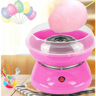Masina pentru facut vata de zahar putere 450W Roz Masina pentru facut vata de zahar putere 450W Roz