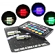 Set 2 becuri T10 LED auto RGB cu telecomanda putere 2W Set 2 becuri T10 LED auto RGB cu telecomanda putere 2W