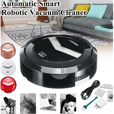 Aspirator robot de curatare Ximei inteligent cu acumulator alb/negru Aspirator robot de curatare Ximei inteligent cu acumulator alb/negru