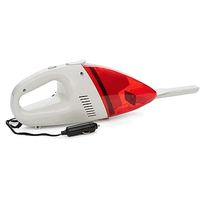 Aspirator DC 12 auto manual fara sac 12V rosu Aspirator DC 12 auto manual fara sac 12V rosu