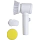 Perie electrica 5 in 1 pentru curatenie Alba Perie electrica 5 in 1 pentru curatenie Alba