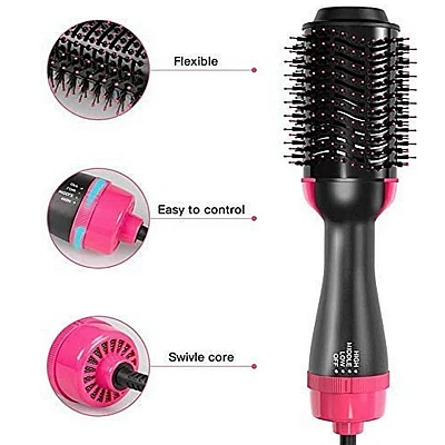 Perie electrica One Step 3in1 pentru volum cu aer cald uscator/ perie/ondulator 1000 W Perie electrica One Step 3in1 pentru volum cu aer cald uscator/ perie/ondulator 1000 W