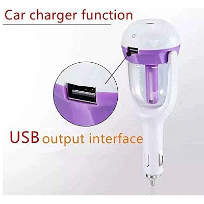Umidificator pentru masina portabil cu functie aromaterapie alimentare priza 12V 50 ml Umidificator pentru masina portabil cu functie aromaterapie alimentare priza 12V 50 ml