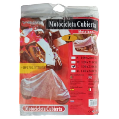 UB Husa gri metalizat pentru motocicleta L 130X230cm UB Husa gri metalizat pentru motocicleta L 130X230cm