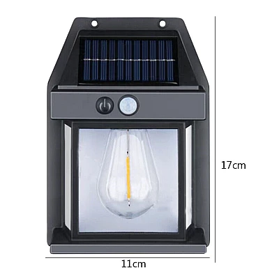 Lampa Led CB 888 cu senzor de lumina pentru perete putere 3W Negru Lampa Led CB 888 cu senzor de lumina pentru perete putere 3W Negru