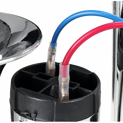 Claxon CHROME cu 2 goarne si compresor Claxon CHROME cu 2 goarne si compresor