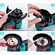 Polizor unghiular electric portabil cu 1acumulator Li Ion 12V Polizor unghiular electric portabil cu 1acumulator Li Ion 12V