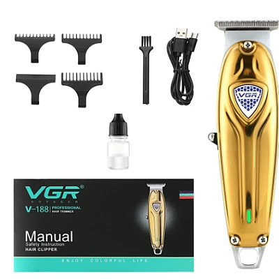 Aparat de tuns profesional VGR V 188 Auriu
