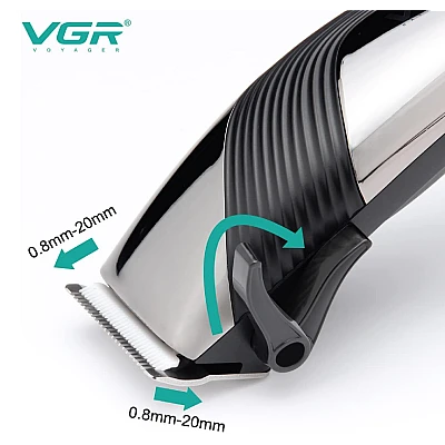 Aparat de tuns profesional VGR V121 Negru cu Gri Aparat de tuns profesional VGR V121 Negru cu Gri