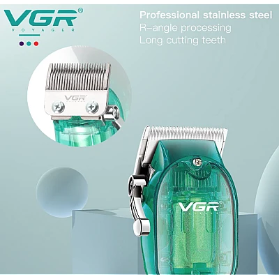Aparat de tuns profesional VGR V 660 cu Led Verde Aparat de tuns profesional VGR V 660 cu Led Verde