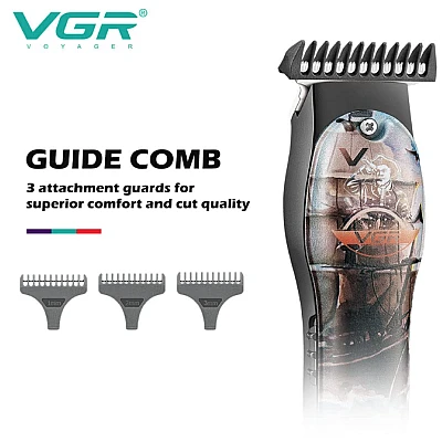 Aparat de tuns profesional VGR V-953 pentru barba si par Multicolor Aparat de tuns profesional VGR V-953 pentru barba si par Multicolor