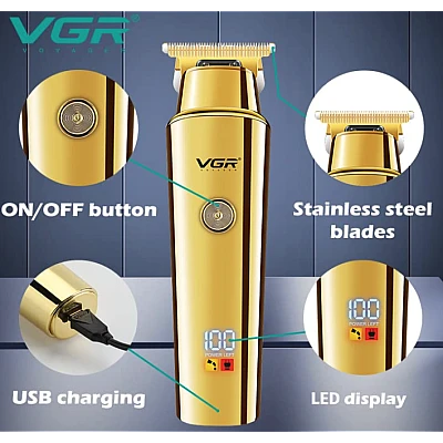 Aparat de tuns VGR V 947 profesional Auriu Aparat de tuns VGR V 947 profesional Auriu