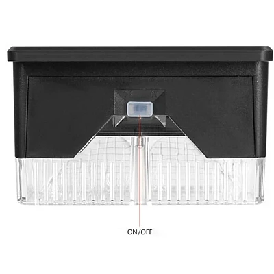 Set 4 Lampi Solare pentru Gard si Stalp cu Senzor de Miscare Set 4 Lampi Solare pentru Gard si Stalp cu Senzor de Miscare