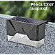 Set 4 Lampi Solare pentru Gard si Stalp cu Senzor de Miscare Set 4 Lampi Solare pentru Gard si Stalp cu Senzor de Miscare