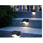 Set 4 Lampi Solare pentru Gard si Stalp cu Senzor de Miscare Set 4 Lampi Solare pentru Gard si Stalp cu Senzor de Miscare