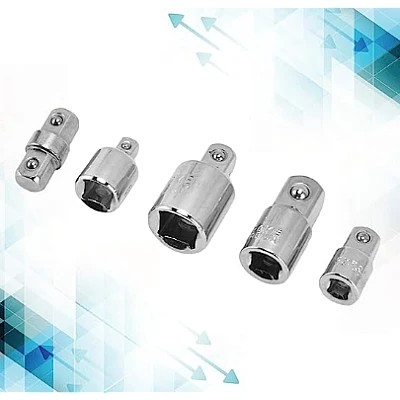 Set 5 Adaptoare CROMATE 1/2 1/4 3/4 3/8 Set 5 Adaptoare CROMATE 1/2 1/4 3/4 3/8