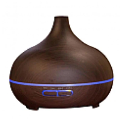 Umidificator de Aer 300ml LED DARK WOOD HUS 02-1 Difuzor Umidificator de Aer 300ml LED DARK WOOD HUS 02-1 Difuzor