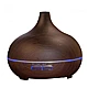 Umidificator de Aer 300ml LED DARK WOOD HUS 02-1 Difuzor Umidificator de Aer 300ml LED DARK WOOD HUS 02-1 Difuzor