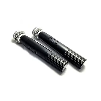 Set 2 Microfoane WG-X58 / X51 Wireless WVNGR Black cu receiver Set 2 Microfoane WG-X58 / X51 Wireless WVNGR Black cu receiver