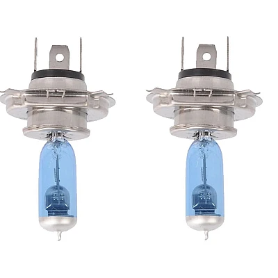 Set 2 becuri Pegasus H4 cu doua faze Xenon EFFECT halogen putere 100W temperatura 5000K Set 2 becuri Pegasus H4 cu doua faze Xenon EFFECT halogen putere 100W temperatura 5000K