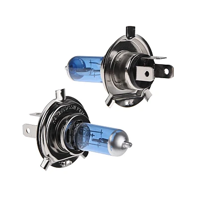 Set 2 becuri Pegasus H4 cu doua faze Xenon EFFECT halogen putere 100W temperatura 5000K Set 2 becuri Pegasus H4 cu doua faze Xenon EFFECT halogen putere 100W temperatura 5000K