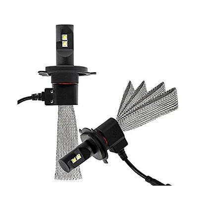 Set 2 Lampi Auto H4 Super Led cu doua faze SMD temperatura 6500K putere60W Can-bus Set 2 Lampi Auto H4 Super Led cu doua faze SMD temperatura 6500K putere60W Can-bus