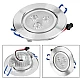 Spot 3 Led COB 7W incastrabil tavan Fals si rigips Spot 3 Led COB 7W incastrabil tavan Fals si rigips