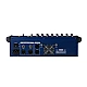 Mixer audio profesional cu amplificare putere 2x250 W 4 canale 16 efecte egalizator 5 benzi Mixer audio profesional cu amplificare putere 2x250 W 4 canale 16 efecte egalizator 5 benzi